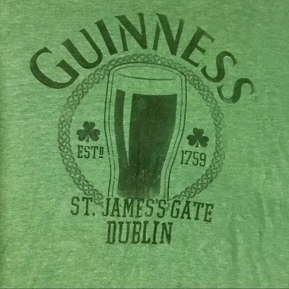 MENS GUINNESS LOGO T-SHIRT - Picture 2 of 4